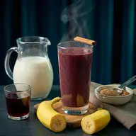 Batido de cereza y plátano
